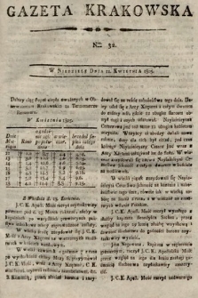 Gazeta Krakowska. 1805, nr 32