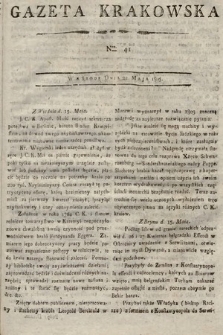 Gazeta Krakowska. 1805, nr 41