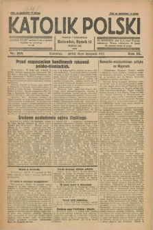 Katolik Polski. R.3, nr 265 (18 listopada 1927) + dod.