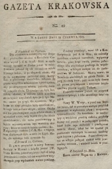 Gazeta Krakowska. 1805, nr 49