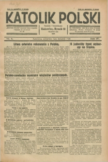 Katolik Polski. R.4, nr 4 (5 stycznia 1928) + dod.