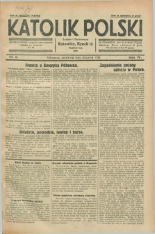 Katolik Polski. R.4, nr 6 (8 stycznia 1928) + dod.