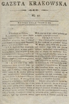 Gazeta Krakowska. 1805, nr 51