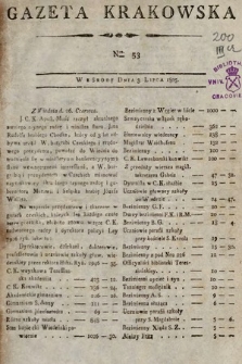 Gazeta Krakowska. 1805, nr 53