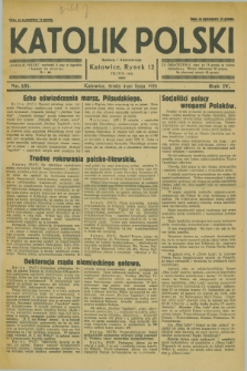 Katolik Polski. R.4, nr 151 (4 lipca 1928) + dod.