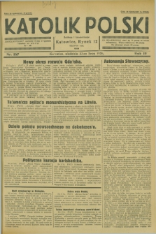 Katolik Polski. R.4, nr 167 (22 lipca 1928) + dod.