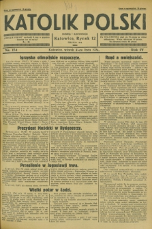 Katolik Polski. R.4, nr 174 (31 lipca 1928) + dod.