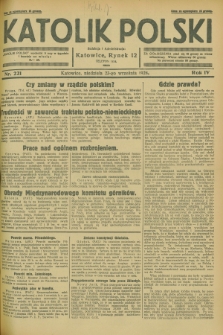 Katolik Polski. R.4, nr 221 (23 września 1928) + dod.