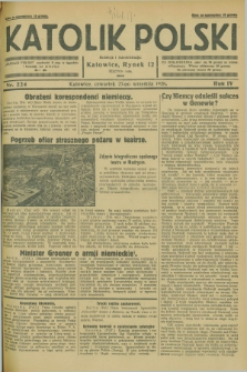 Katolik Polski. R.4, nr 224 (27 września 1928) + dod.