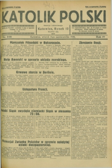 Katolik Polski. R.4, nr 228 (2 października 1928) + dod.