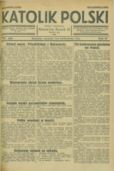 Katolik Polski. R.4, nr 230 (4 października 1928) + dod.