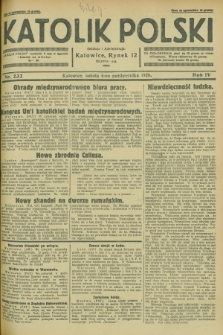 Katolik Polski. R.4, nr 232 (6 października 1928) + dod.