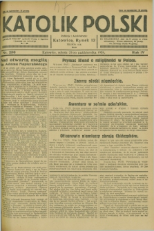 Katolik Polski. R.4, nr 250 (27 października 1928) + dod.