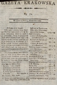 Gazeta Krakowska. 1805, nr 71