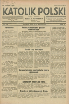 Katolik Polski. R.5, nr 13 (16 stycznia 1929) + dod.