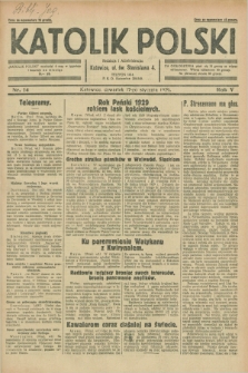 Katolik Polski. R.5, nr 14 (17 stycznia 1929) + dod.
