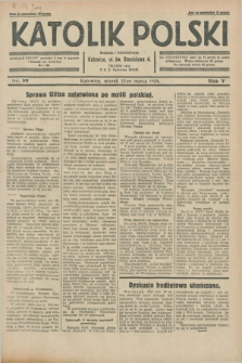 Katolik Polski. R.5, nr 59 (12 marca 1929) + dod.