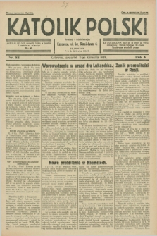 Katolik Polski. R.5, nr 84 (11 kwietnia 1929) + dod.