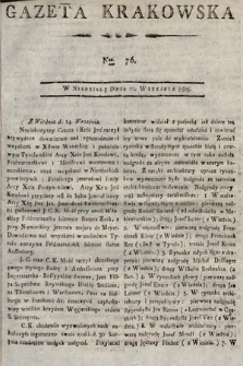 Gazeta Krakowska. 1805, nr 76