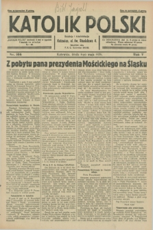 Katolik Polski. R.5, nr 106 (8 maja 1929) + dod.