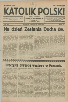 Katolik Polski. R.5, nr 114 (18 maja 1929) + dod.