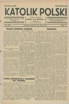 Katolik Polski. R.5, nr 115 (19 maja 1929) + dod.