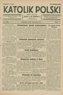 Katolik Polski. R.5, nr 116 (22 maja 1929) + dod.