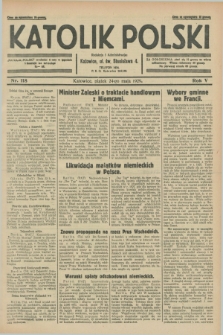 Katolik Polski. R.5, nr 118 (24 maja 1929) + dod.