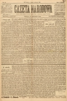 Gazeta Narodowa. 1898, nr 14