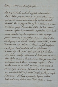 Fragment korespondencji Józefa Nikodema Mikołaja Franciszka Dzierżykraj-Morawskiego z Kotowiecka z lat 1873-1894
