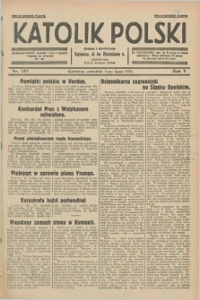 Katolik Polski. R.5, nr 157 (11 lipca 1929) + dod.