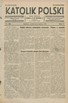 Katolik Polski. R.5, nr 196 (27 sierpnia 1929) + dod.