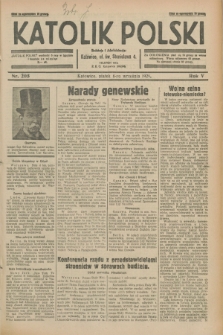 Katolik Polski. R.5, nr 205 (6 września 1929) + dod.