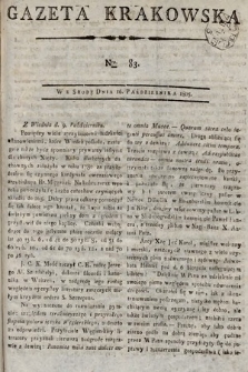 Gazeta Krakowska. 1805, nr 83