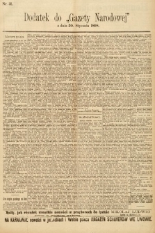 Gazeta Narodowa. 1898, nr 31