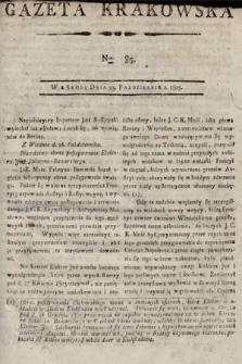 Gazeta Krakowska. 1805, nr 85