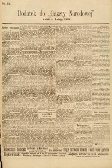 Gazeta Narodowa. 1898, nr 34
