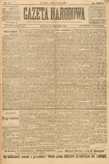 Gazeta Narodowa. 1898, nr 43