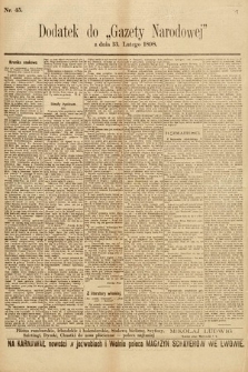 Gazeta Narodowa. 1898, nr 45