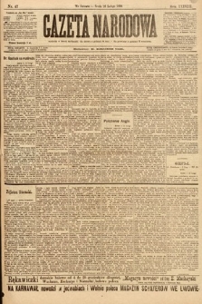 Gazeta Narodowa. 1898, nr 47