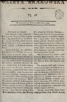 Gazeta Krakowska. 1805, nr 96