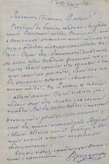Korespondencja i listy Kajetana Stańskiego z lat 1856-1879