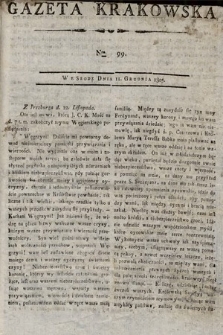 Gazeta Krakowska. 1805, nr 99