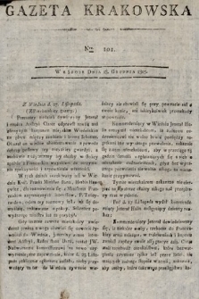 Gazeta Krakowska. 1805, nr 101