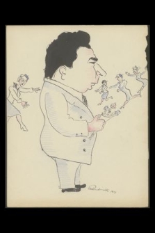 [Karykatura Jana (Janosza) Harajdy (1905-1944)]