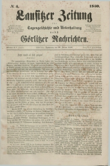 Lausitzer Zeitung : für Tagesgeschichte und Unterhaltung nebst Görlitzer Nachrichten. 1850, № 5 (10 Januar) + dod.