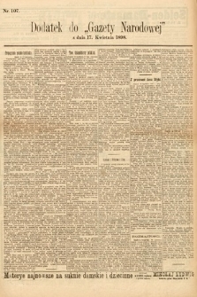 Gazeta Narodowa. 1898, nr 107
