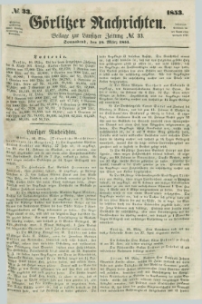 Görlitzer Nachrichten : beilage zur Lausitzer Zeitung. 1853, № 33 (19 März)