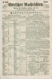 Görlitzer Nachrichten : beilage zur Lausitzer Zeitung. 1856, № 130 (2 November)