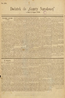 Gazeta Narodowa. 1898, nr 179